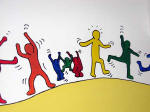 Sch�lerarbeiten aus der GS Markt Bibart nach Motiven von Keith Hearing